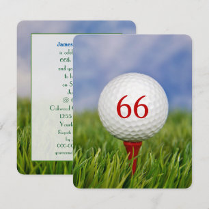 Birthday Party Golf Thema für jedes Alter Einladung