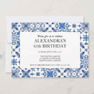 Birthday Party im Mittelmeerraum Einladung