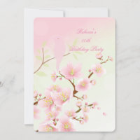 Birthday Party in Asian Hübsch Pink Cherry Blossom
