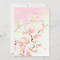 Birthday Party in Asian Hübsch Pink Cherry Blossom