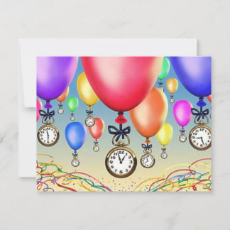 BIRTHDAY PARTY INVITATION ~ BALLOONS & WATCHEN! EINLADUNG