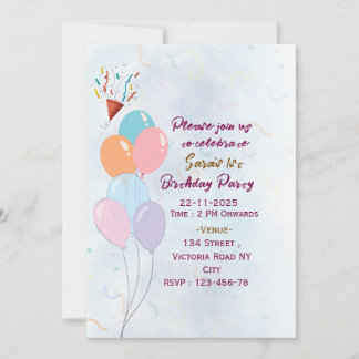 Birthday Party Invitations  Einladung