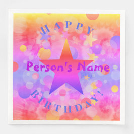 Birthday Party Napkins Design HAMbyWG Serviette