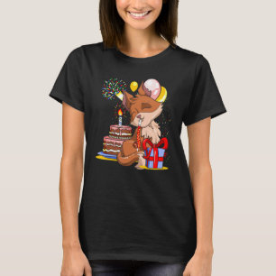 Birthday Party Nature Animal Niedlich Forest Fox T-Shirt