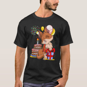 Birthday Party Nature Animal Niedlich Forest Fox T-Shirt