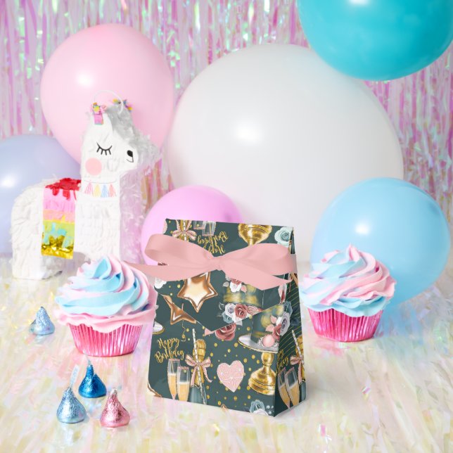 Birthday Pattern  Geschenkschachtel (Party)