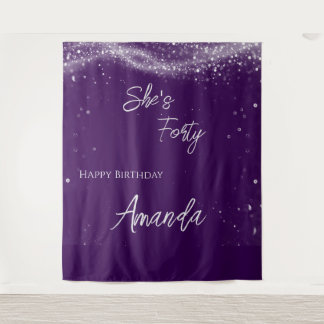 Birthday photo wandteppich