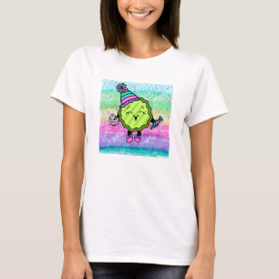Birthday Pickle Rosa und Lila Geburtstagshut T-Shirt