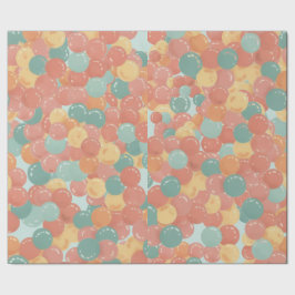 Birthday Picnic, Cute Retro Style Geschenkpapier