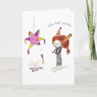 Birthday Pinata Card Karte