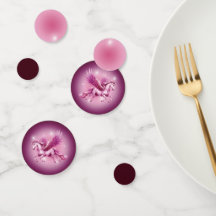 Birthday Pink Pegasus Fantasy Design