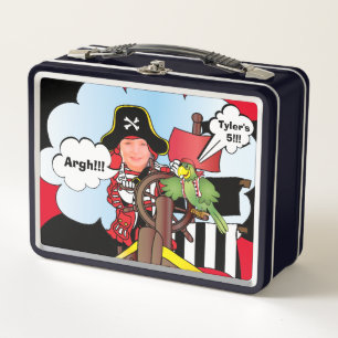 Birthday Pirate Metall Brotdose