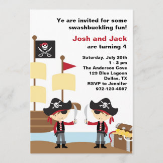 Birthday Pirates Einladung