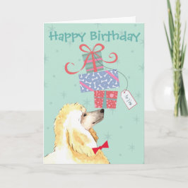 Birthday Presents Poodle Karte