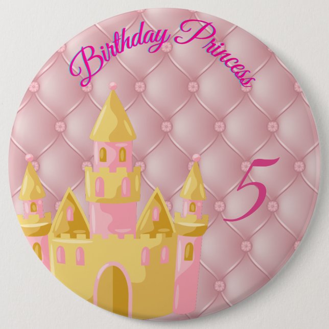 Birthday Princess Button (Vorderseite)