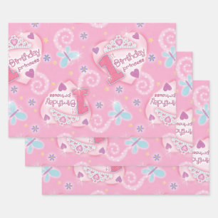 Birthday Princess Geschenkpapier Set