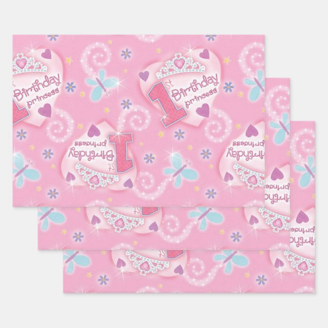 Birthday Princess Geschenkpapier Set (Set)