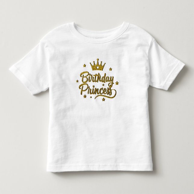 Birthday Princess Kinderkind T - Shirts (Vorderseite)