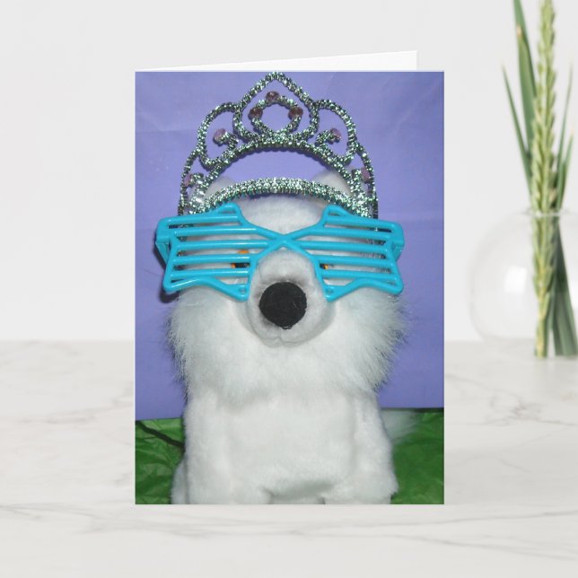 Birthday Princess Spaß Karte (Vorderseite)