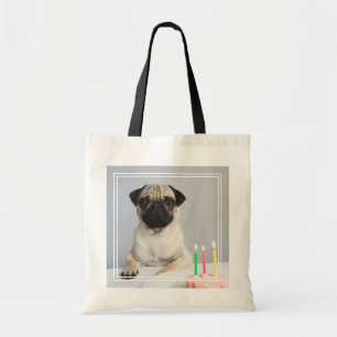 Birthday Pug Tragetasche