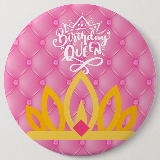 Birthday Queen Button (Vorderseite)