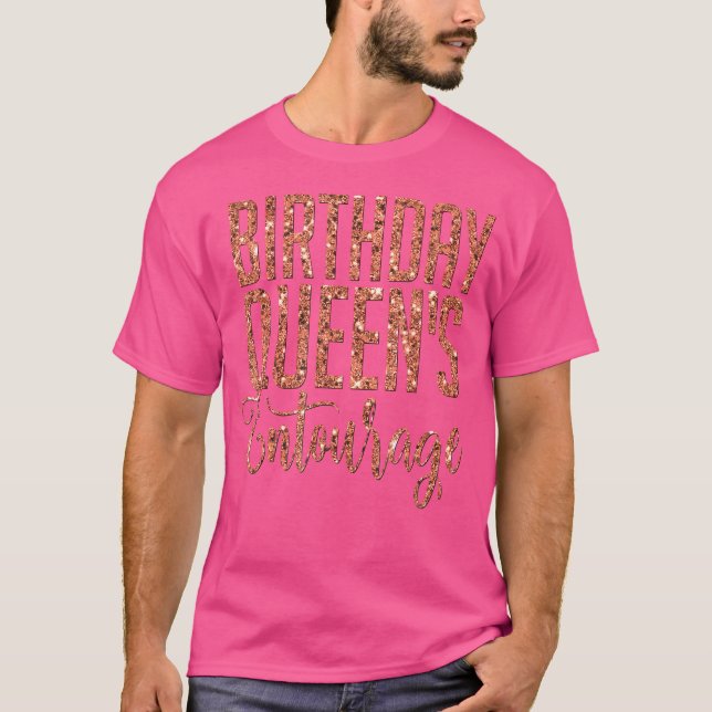 Birthday Queens Squad Rose Squad Crew T-Shirt (Vorderseite)
