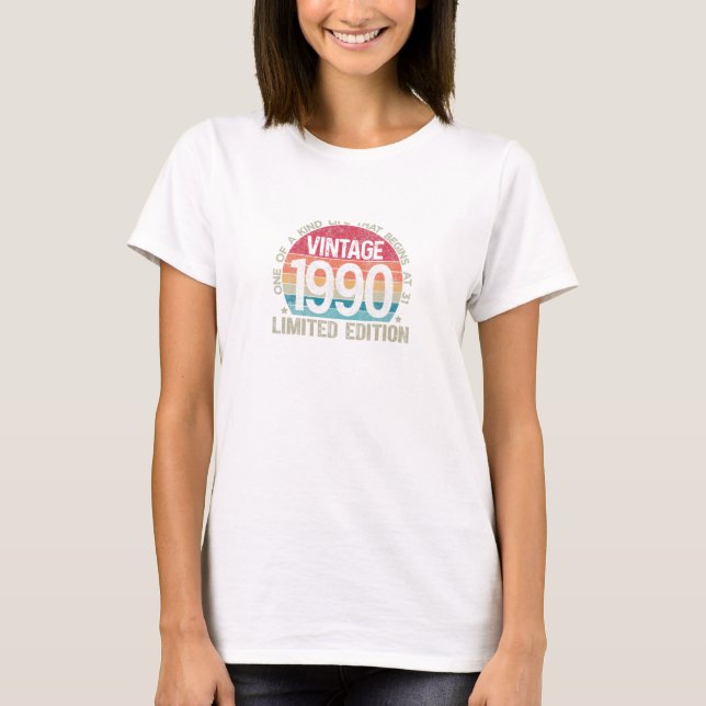 Birthday Retro Limited Edition T-Shirt (Vorderseite)
