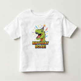 Birthday Roar Cute Dinosaur Birthday Party Design Kleinkind T-shirt
