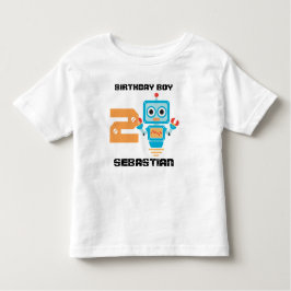 Birthday Robot Age Tshirt