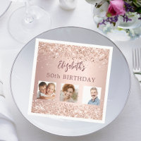 Birthday Rose Gold Konfetti Foto
