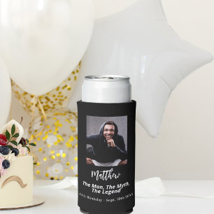 Birthday Schwarz-weiß Foto Man Mythos Legende Selters Dosenkühler