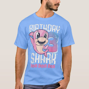 Birthday Shark 3. Geburtstag Girl Shark 3 Jahre T-Shirt