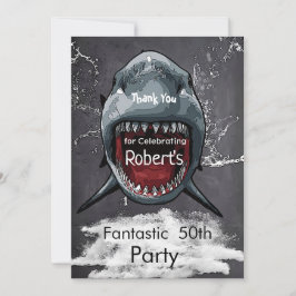 Birthday Shark Attack, Dankeskarte