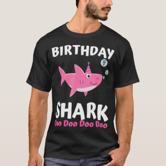 Birthday Shark Matching Family s Birthday Shark T-Shirt