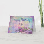 BIRTHDAY SISTER - Blumendekoration Karte<br><div class="desc">Sehen Sie andere Karten gleichen Bild,  Geburtstage,  danke,  denken Sie an Sie,  willkommen,  Einladung, </div>