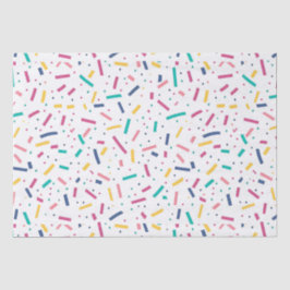 Birthday Sprinkles Candy Pattern Seidenpapier