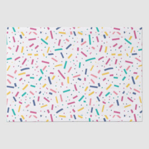 Birthday Sprinkles Candy Pattern Seidenpapier