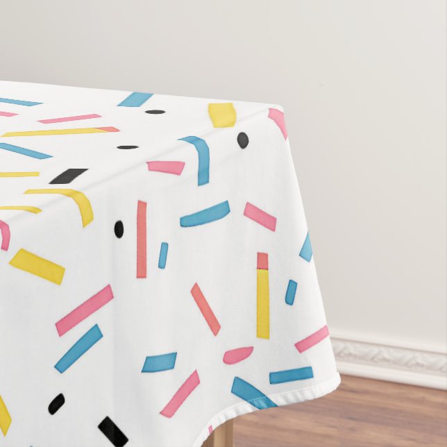 Birthday Sprinkles Candy Pattern Tischdecke (Beispiel)