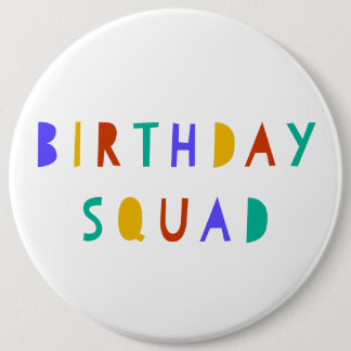 Birthday Squad Abzeichen für Kinder Swag Bag Party Button