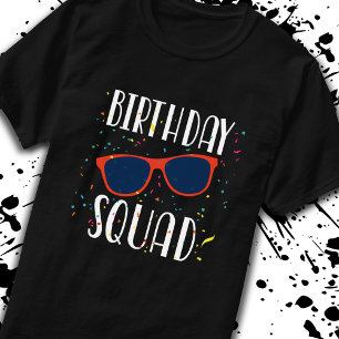 Birthday Squad Cool Fun Niedlich Matching Party T-Shirt