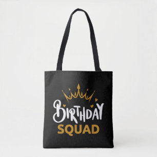 Birthday Squad Party Matching Family Group Funny B