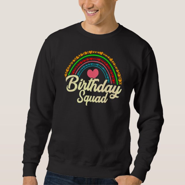 Birthday Squad Sweatshirt (Vorderseite)