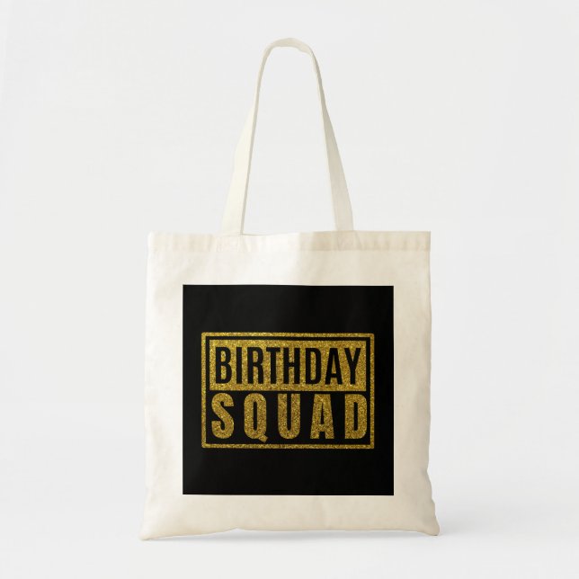 Birthday Squad Tragetasche (Vorne)
