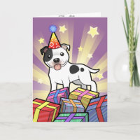 Birthday Staffordshire Bull Terrier