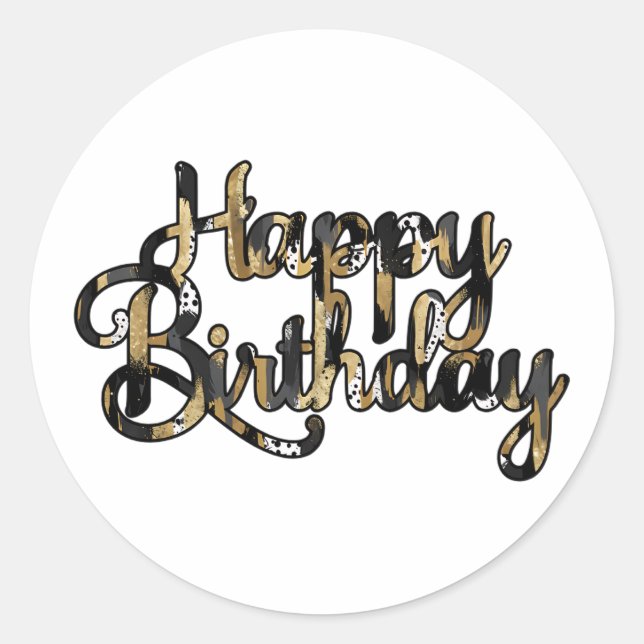 Birthday Stickers (Vorderseite)