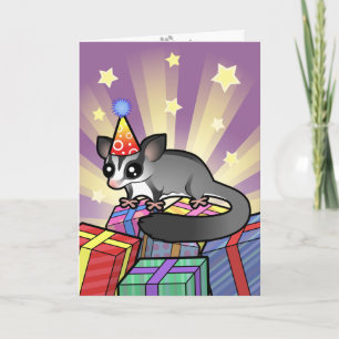 Birthday Sugar Glider Karte