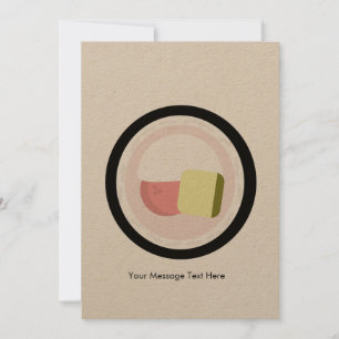 Birthday Sushi Roll Salmon Creme Cheese Avocado Einladung