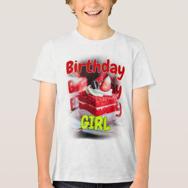 Birthday T - Shirt Girl (Vorderseite)