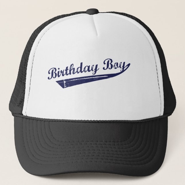 Birthday-Team-Tshirt Truckerkappe (Vorderseite)