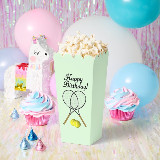 Birthday Tennis Green Sports Geschenkschachtel (Party)